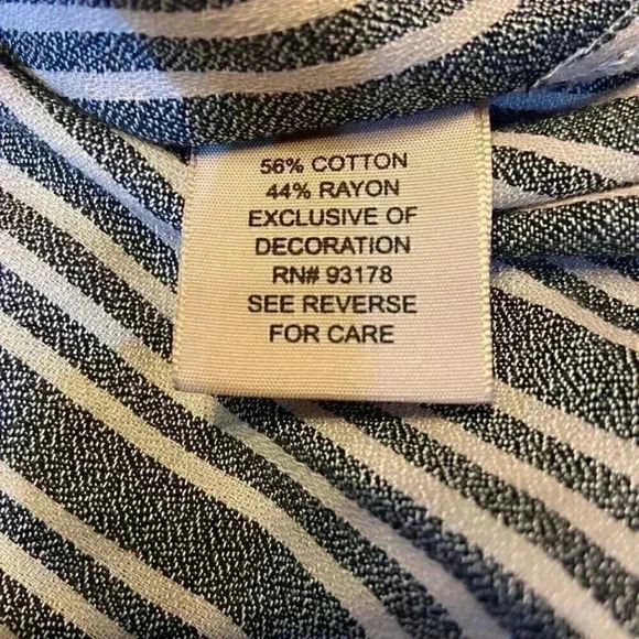 Philosophy Republic Womens Tunic Dress MEDIUM Embroidered Tassel Stripe Bohemian - Picture 7 of 9